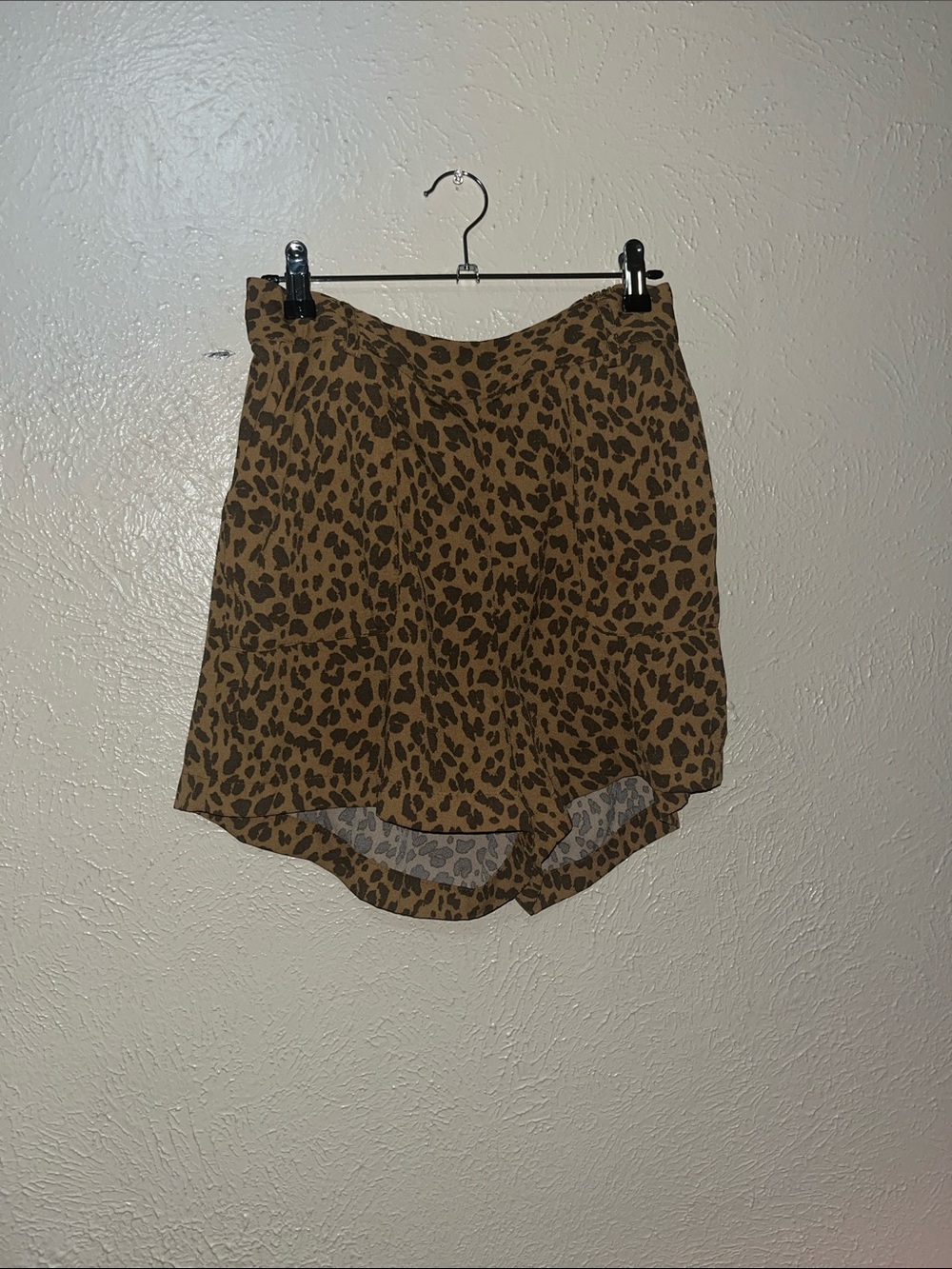 Leopard Print Brown Women’s Shorts